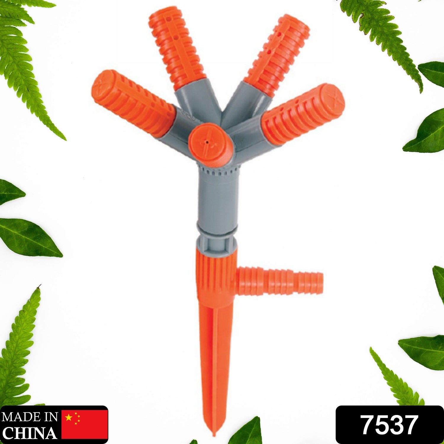 Garden Sprinkler 360° Rotating Adjustable Round 5 Arm Lawn Water Sprinkler for Watering Garden Plants / Pipe Hose Irrigation Yard Water Sprayer Garden Sprinkler 360° Rotating Adjustable Round 5 Arm Lawn Water Sprinkler for Watering Garden Plants / Pipe Hose Irrigation Yard Water Sprayer